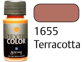 Farba do tkanin Schjerning Textile color 50 ml 1655 terraco0
